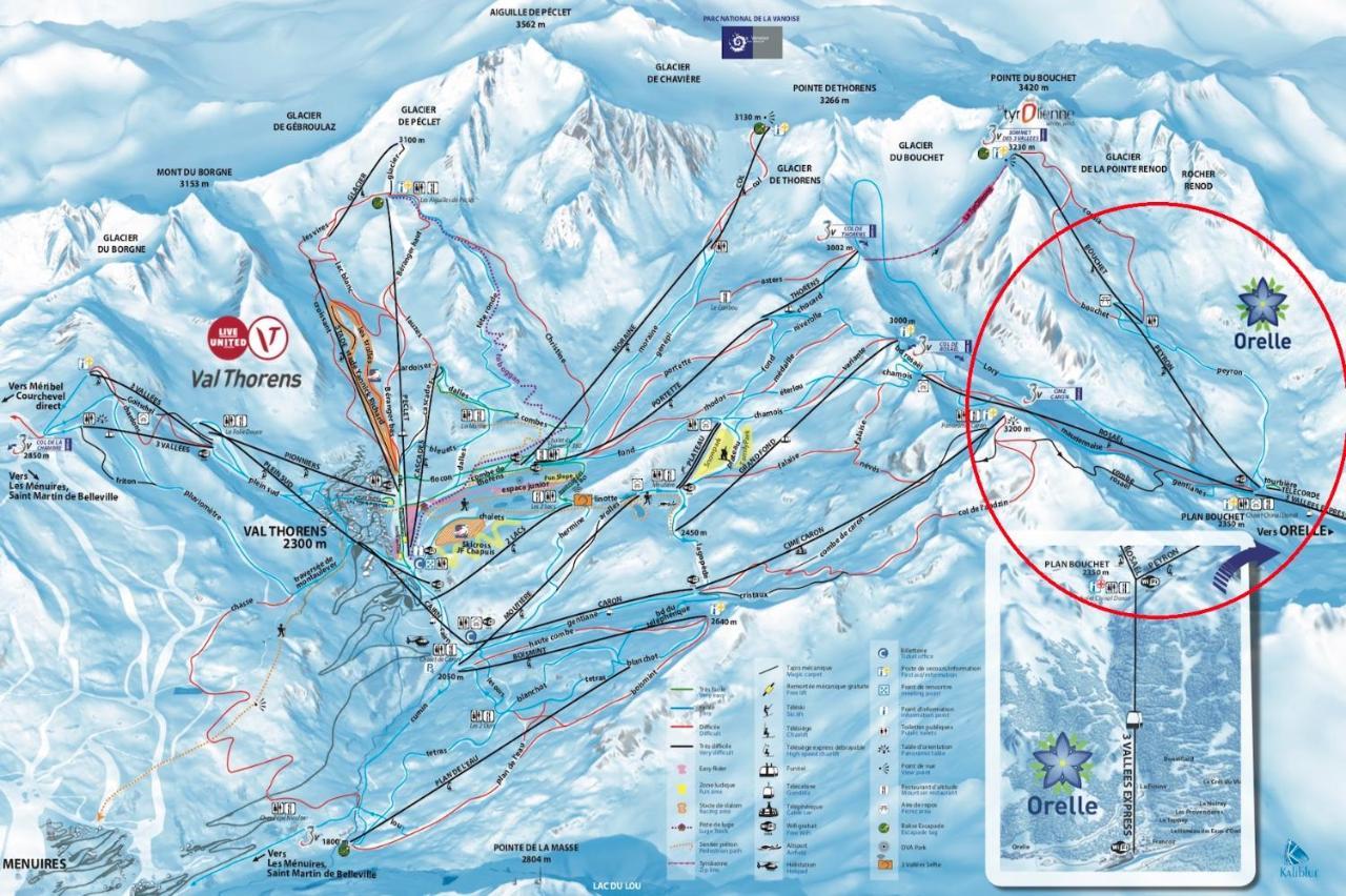 Appartements 3 Vallees, Piscine Et Sauna Orelle Εξωτερικό φωτογραφία